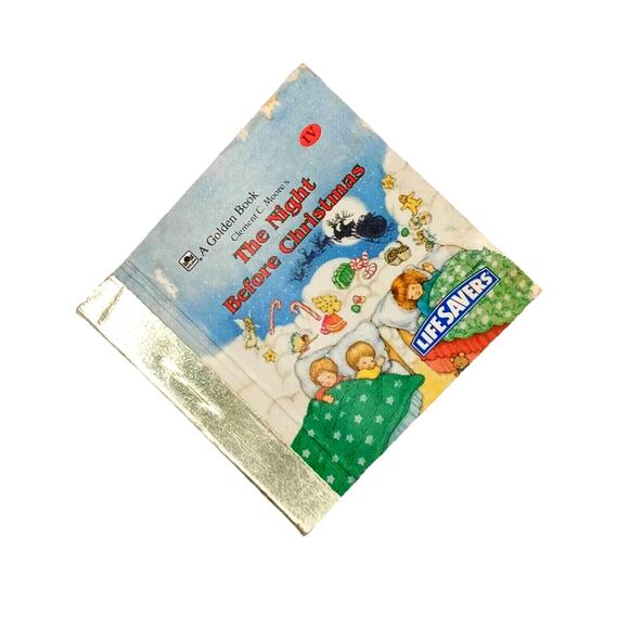 Mini Life Savers Ornament Book 1987 The Night Before Christmas Vintage Miniature - Picture 16 of 16
